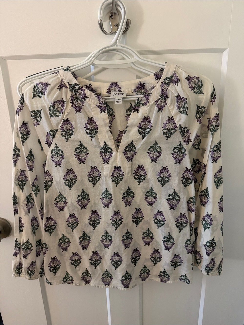 J. Crew Floral Blouse